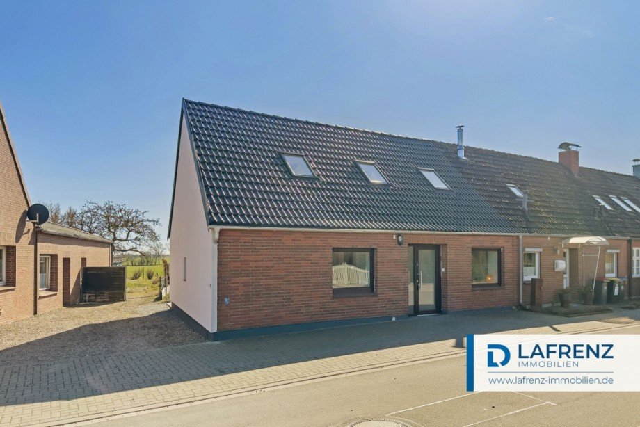 Au�enansicht-Nordseite-2 Reihenendhaus Fehmarn