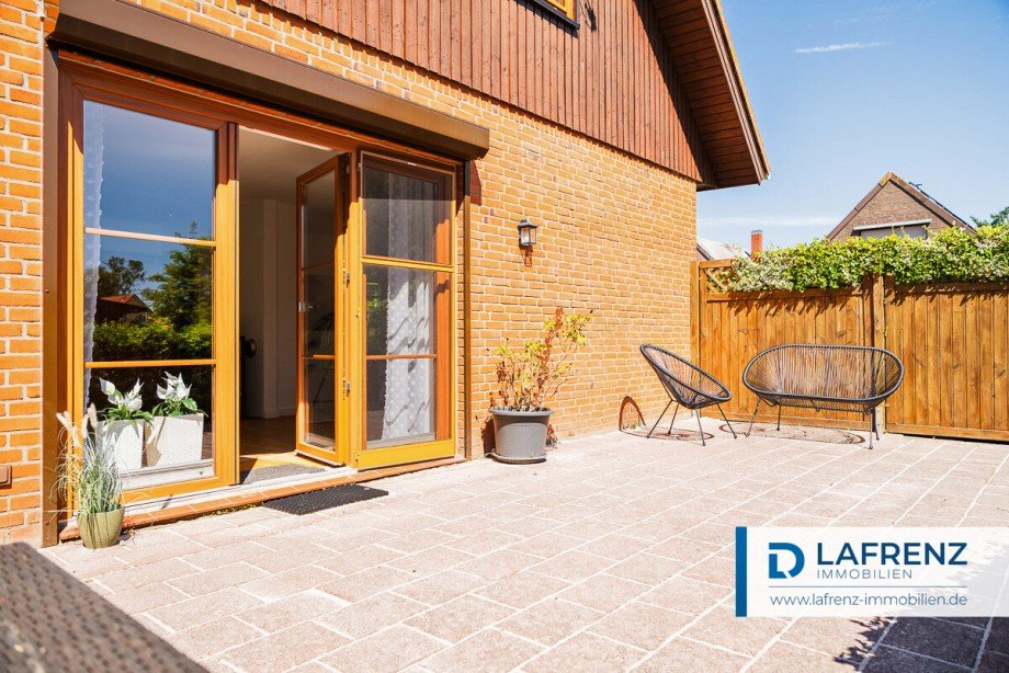 sonnige Terrasse Einfamilienhaus Fehmarn