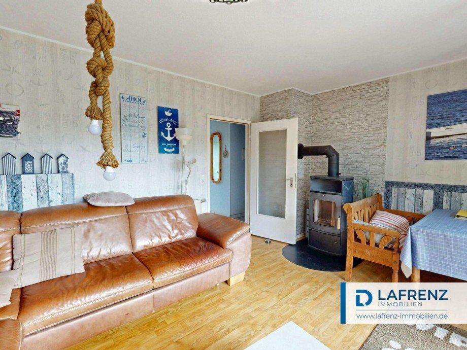 Wohnzimmer Bungalow Fehmarn