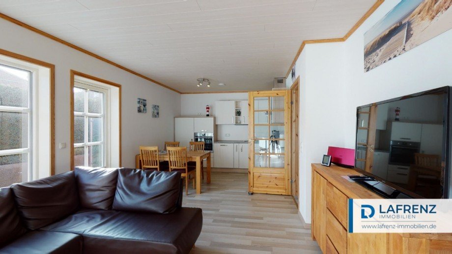 Wohnung im Erdgeschoss Wohnzimmer Mehrfamilienhaus Fehmarn