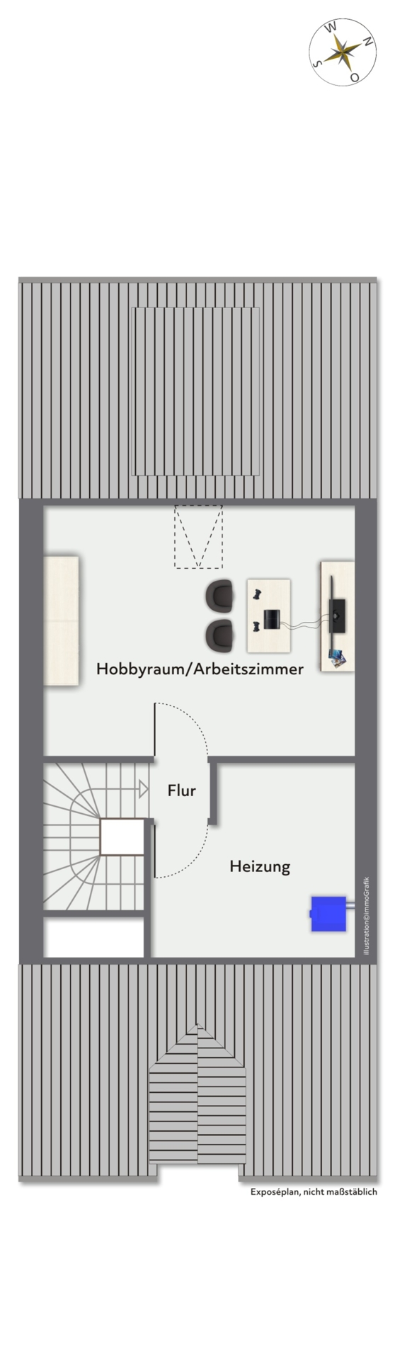 Dachgeschoss Reihenmittelhaus Scharbeutz / Gleschendorf