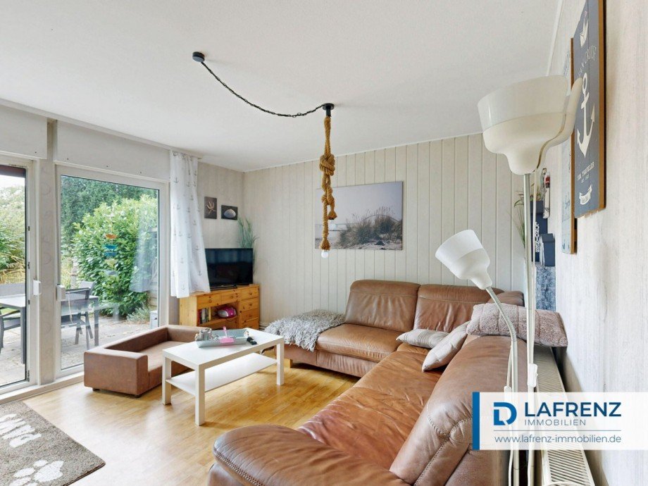 Wohnzimmer Bungalow Fehmarn