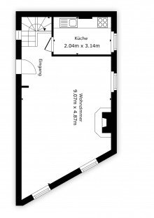 Grundriss Mitten im Leben - Ein kleines Haus im Eutiner Stadtkern!
