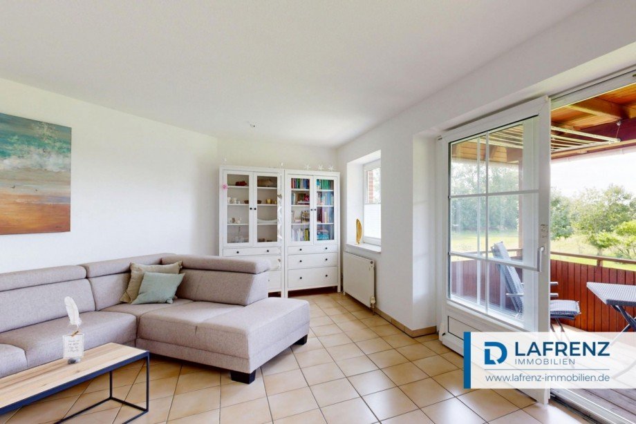 Wohnzimmer Etagenwohnung Fehmarn