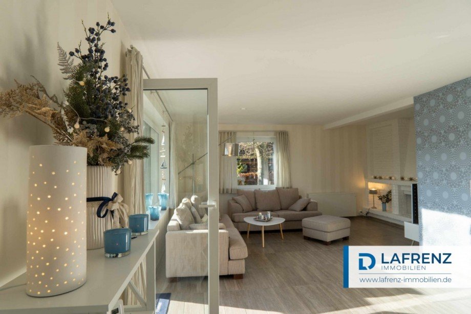 Wohnzimmer Bungalow Fehmarn