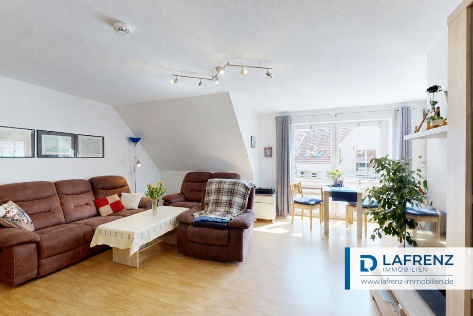 Wohnzimmer Etagenwohnung Fehmarn