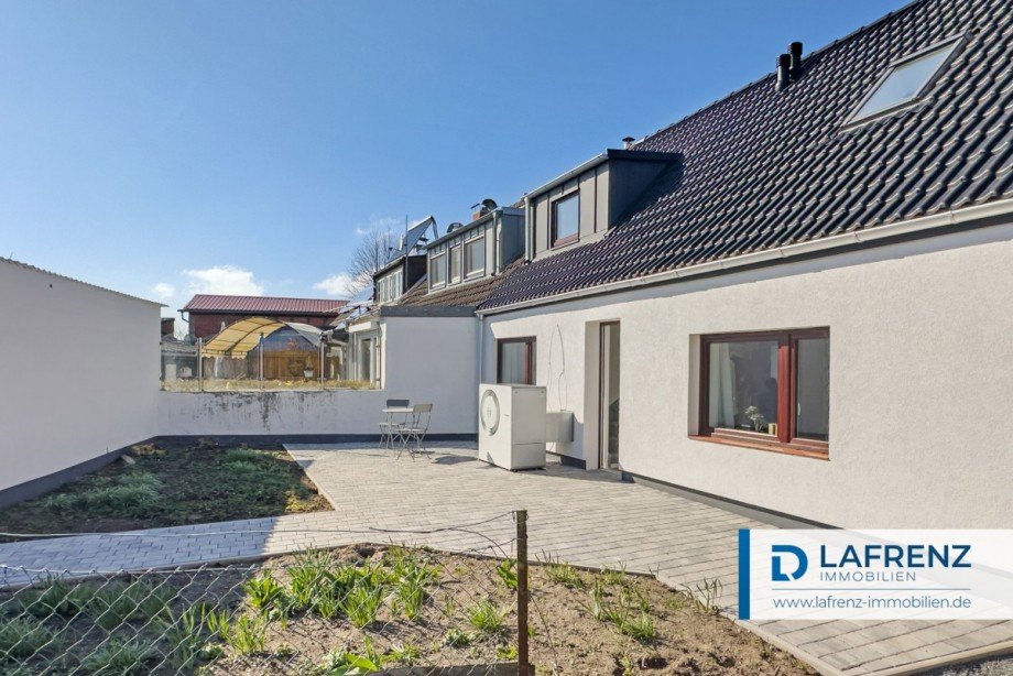 Terrasse Reihenendhaus Fehmarn