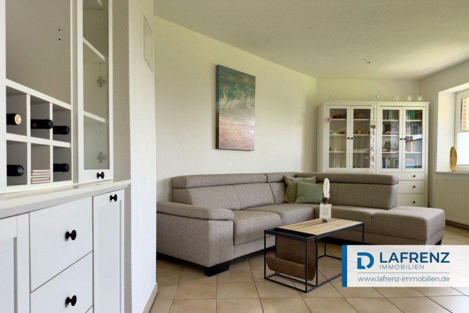 Wohnzimmer Etagenwohnung Fehmarn