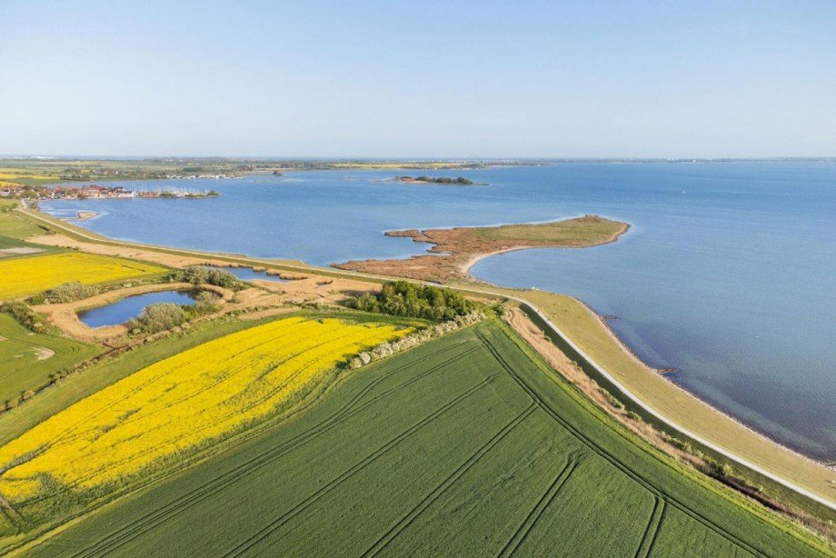 Luftbild der Umgebung Wohngrundst�ck Fehmarn / Orth