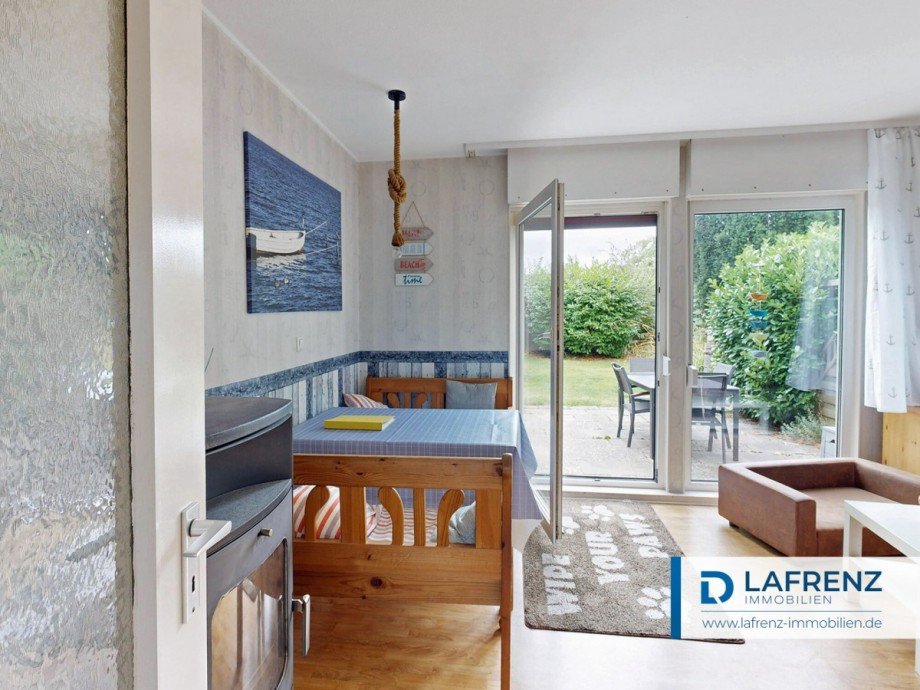 Wohnzimmer Bungalow Fehmarn