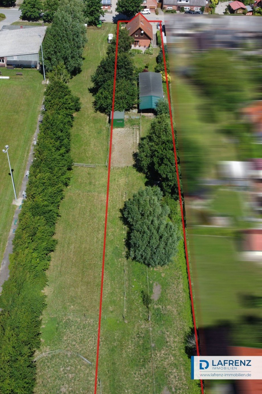 Luftbild-verpixelt Einfamilienhaus Fehmarn