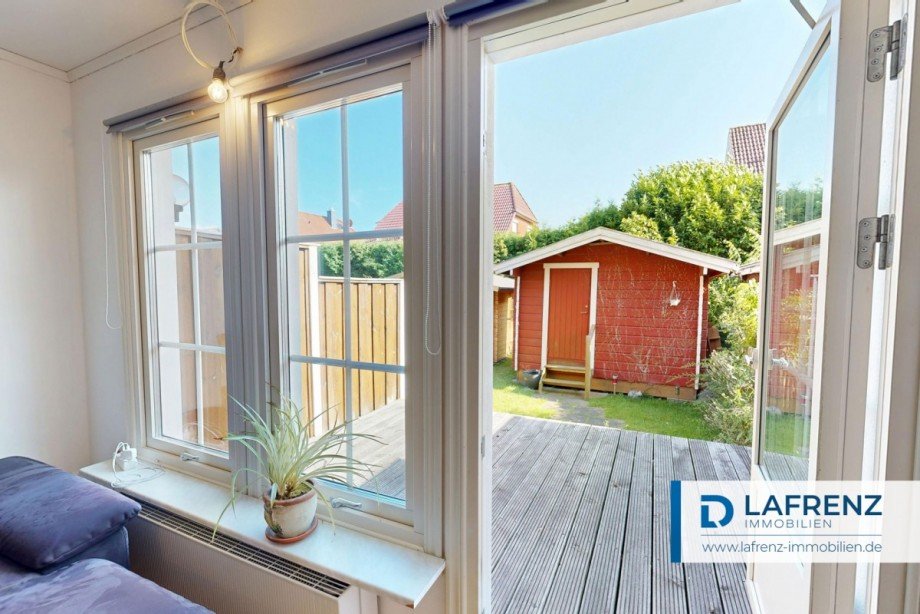 Terrasse-nach-S�den Reihenmittelhaus Fehmarn / Burg auf Fehmarn