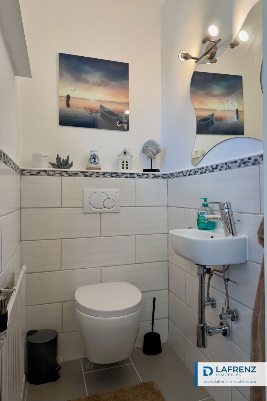 G�ste-WC im Erdgeschoss Einfamilienhaus Eutin