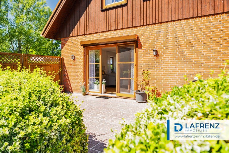 sonnige Terrasse Einfamilienhaus Fehmarn