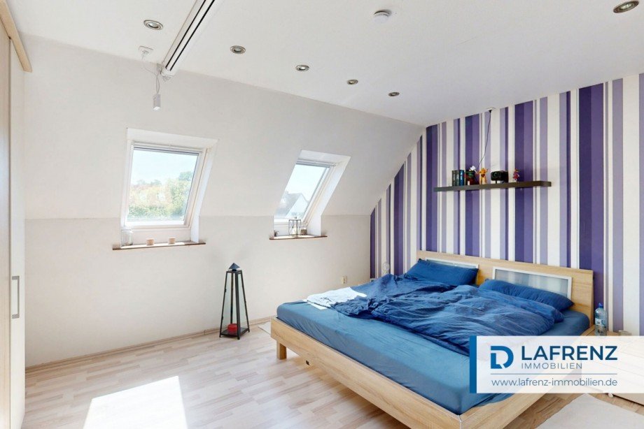 Schlafzimmer-im-Dachgeschoss Einfamilienhaus Eutin