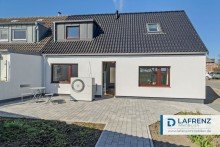 Au�enansicht-von-S�den Sch�ner Wohnen in ruhiger Lage - Saniertes Reihenendhaus mit Garten nach S�den