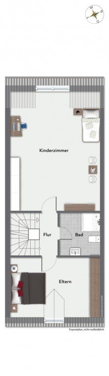 Obergeschoss Ohne K�uferprovision und frisch renoviert. Tolles Familienhaus im Hinterland von Scharbeutz