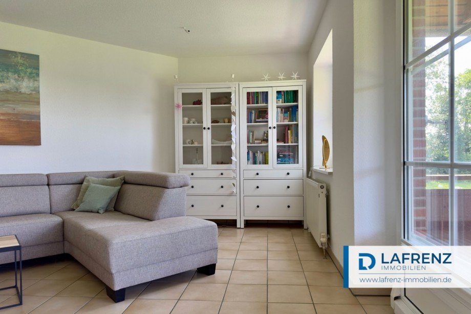 Wohnzimmer Etagenwohnung Fehmarn