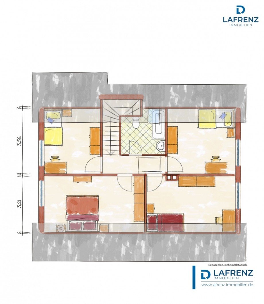 Grundriss OG Einfamilienhaus S�derau