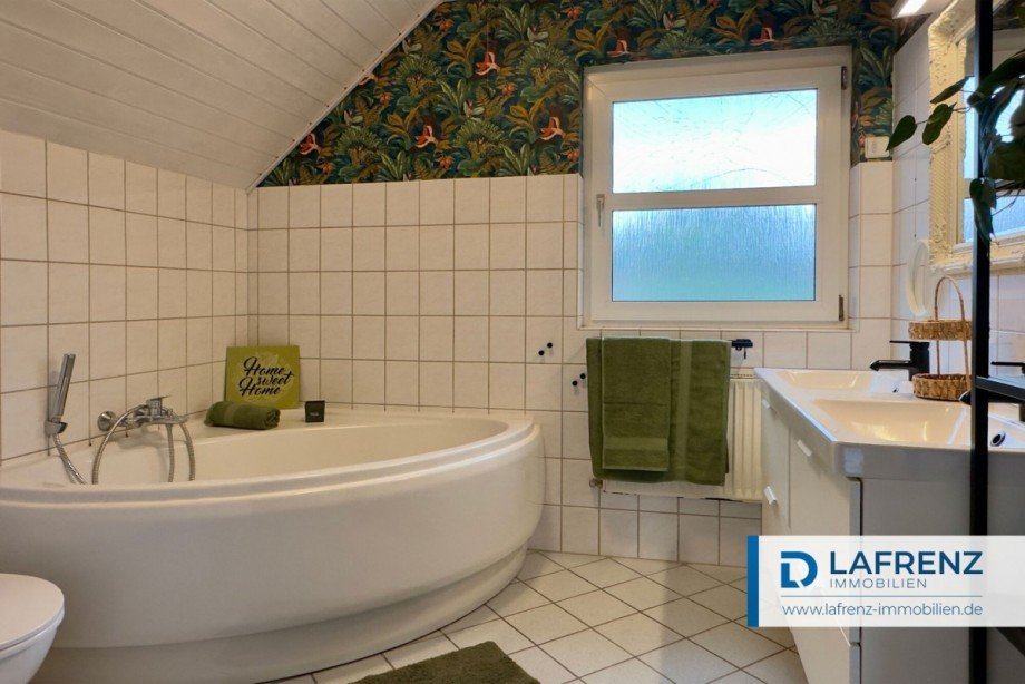 Badezimmer-im-Dachgeschoss Einfamilienhaus Fehmarn