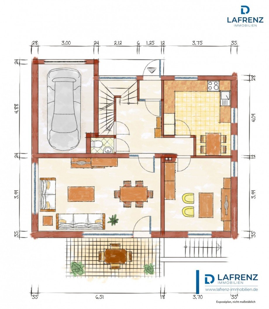 Grundriss EG Einfamilienhaus S�derau