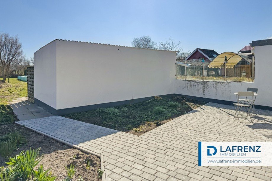 Terrasse-nach-S�den Reihenendhaus Fehmarn