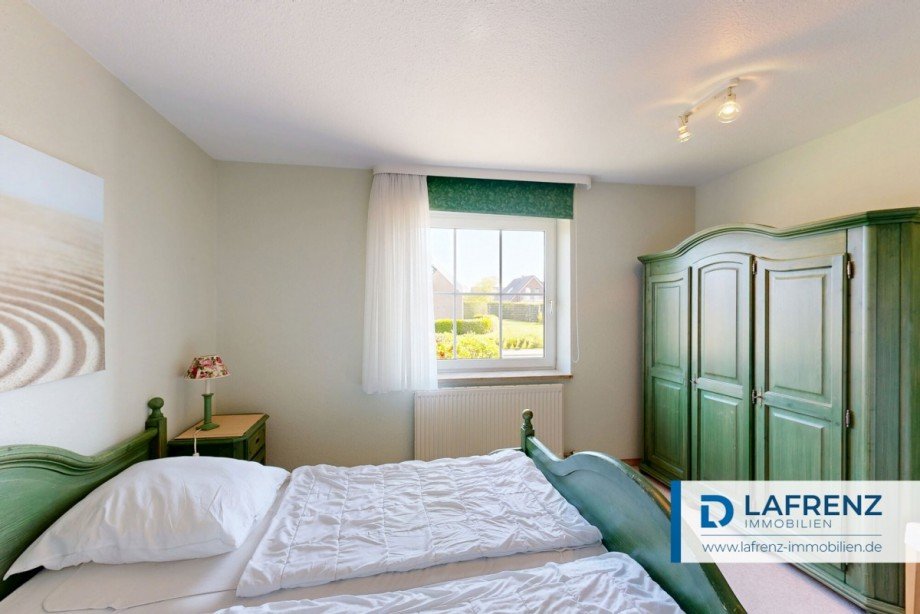 Schlafzimmer Erdgeschosswohnung Fehmarn