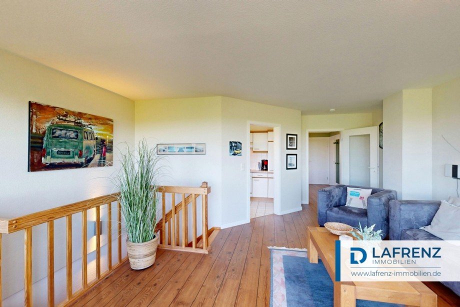 Wohnzimmer Erdgeschosswohnung Fehmarn