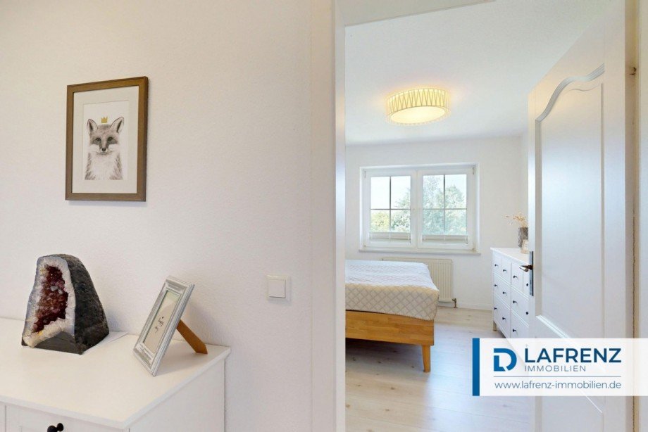 Flur-und-Schlafzimmer Etagenwohnung Fehmarn