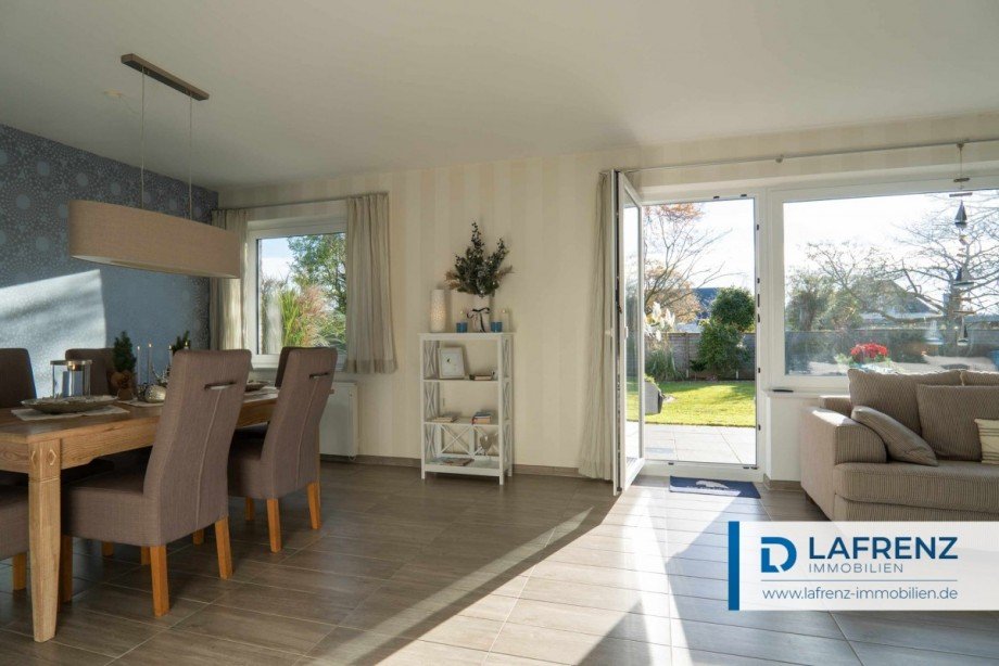 Wohnzimmer Bungalow Fehmarn