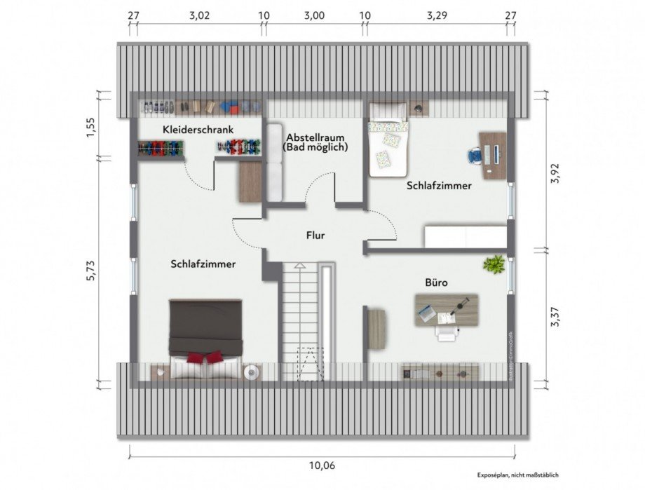 Dachgeschoss Einfamilienhaus Fehmarn