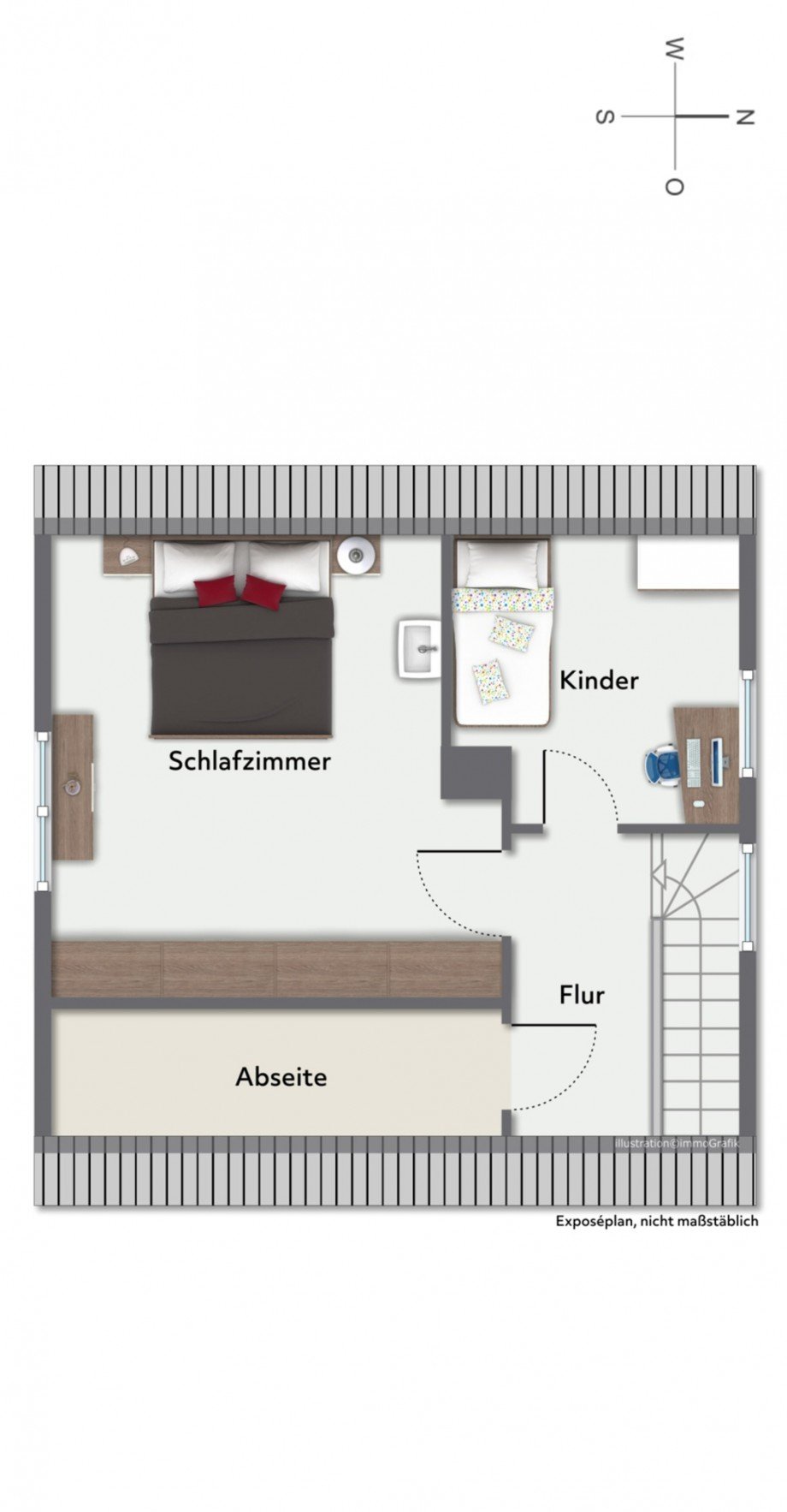 Dachgeschoss Einfamilienhaus Fehmarn