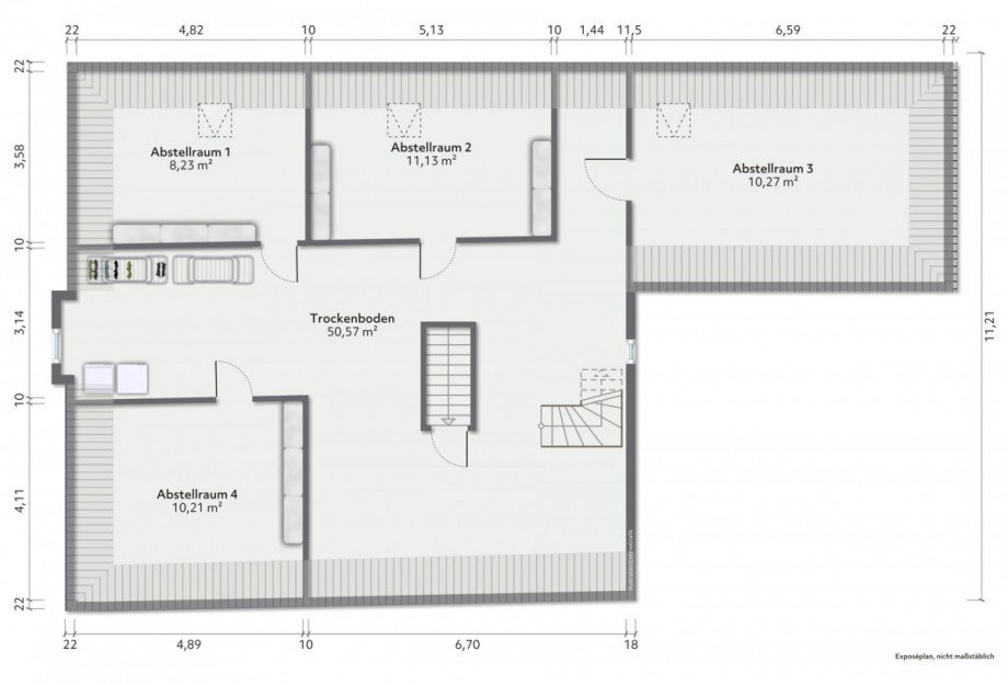 Dachgeschoss Mehrfamilienhaus Eutin