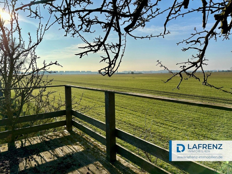 Ausblick von der Dachterrasse des Gartenhauses 2 Einfamilienhaus Fehmarn
