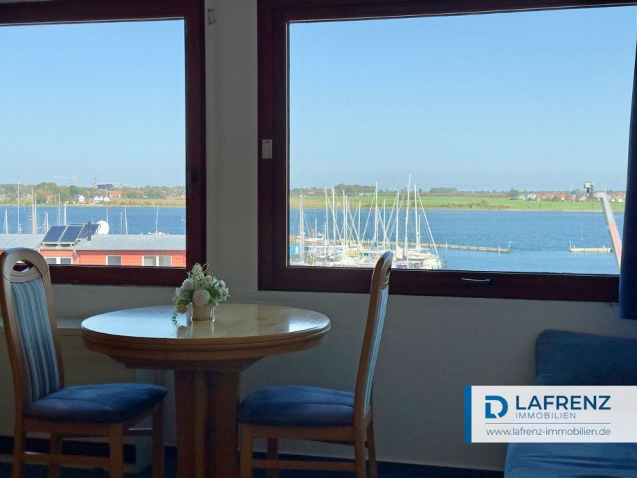 Ausblick vom Sofa Etagenwohnung Fehmarn