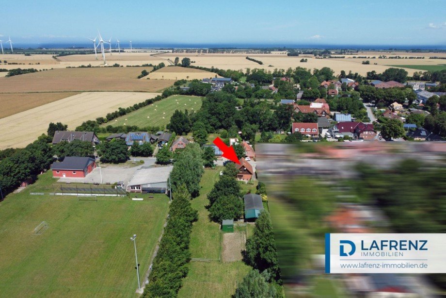 Luftbild-1-verpixelt Einfamilienhaus Fehmarn