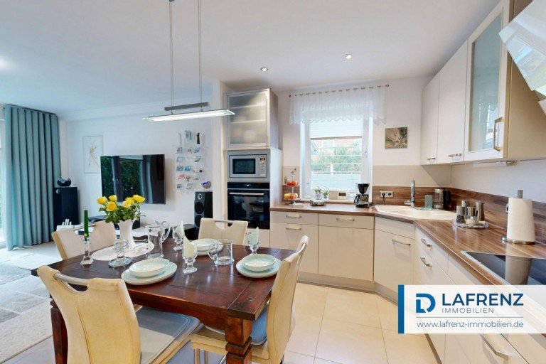 K�che-und-Wohnzimmer Gro�enbrode Bungalow Zukunftssicher und ebenerdig wohnen - moderner Bungalow in Ostseen�he