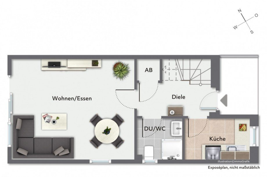 Erdgeschoss Reihenendhaus Dahme