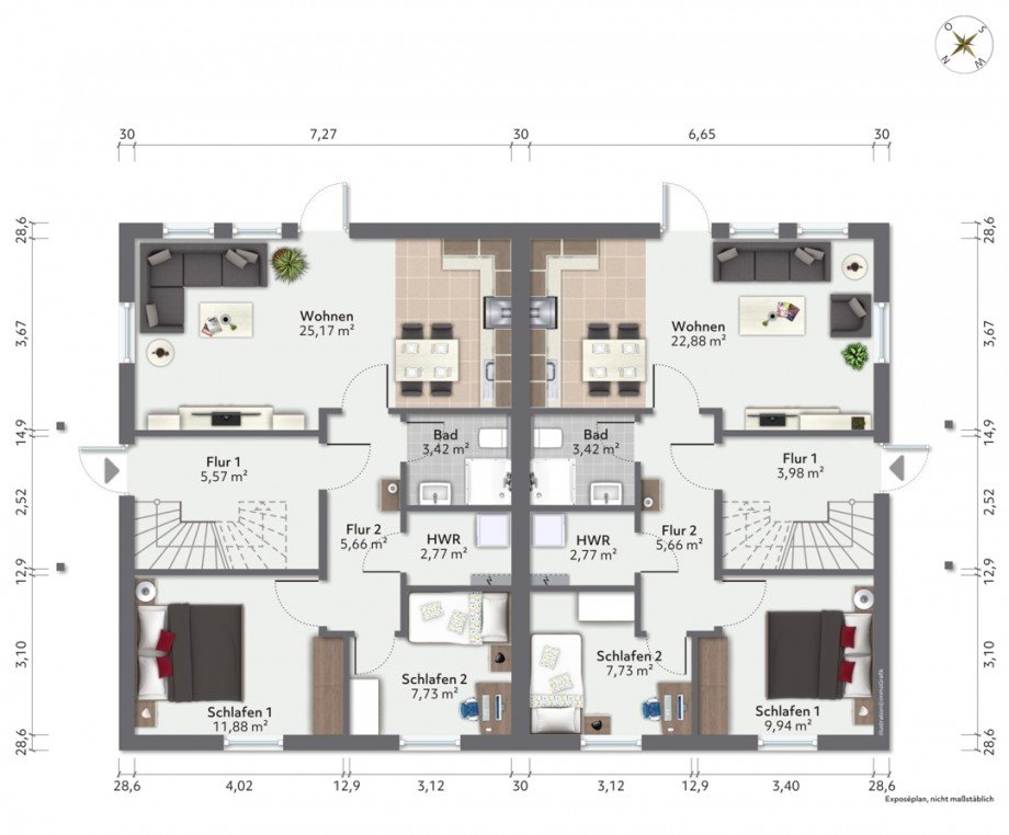Erdgeschoss Mehrfamilienhaus Fehmarn