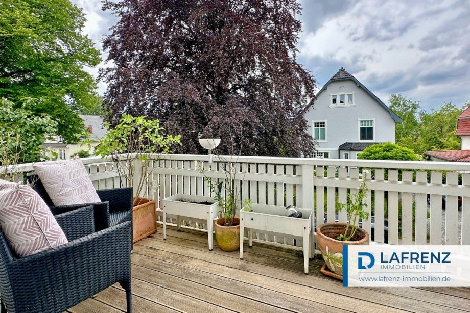 Balkon-mit-Abendsonne Einfamilienhaus Hamburg / Rahlstedt