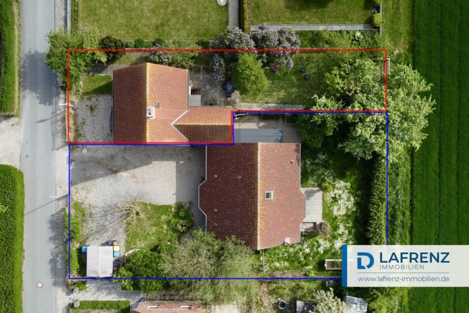 Grundst�cksaufteilung Einfamilienhaus Fehmarn
