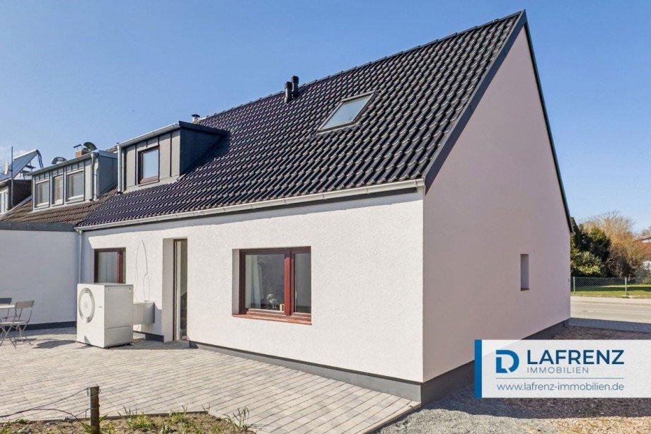 Au�enansicht-von-Osten Reihenendhaus Fehmarn